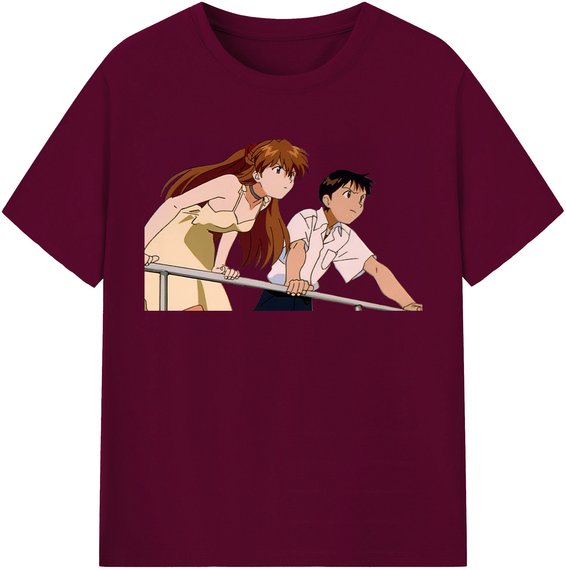 （画像用） EVA 新世紀エヴァンゲリオン レディースカジュアルプリントTシャツ（綿100％）